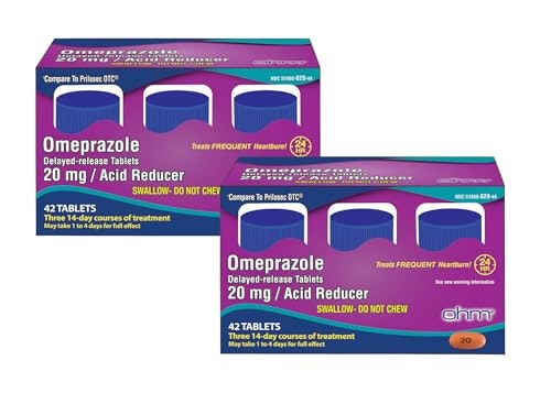 Ohm Omeprazole 20mg Delayed-Release Acid Reducer 84-Count: $13.59 Ohm Omeprazole 20mg Delayed-Release Acid Reducer 84-Count: $13.59