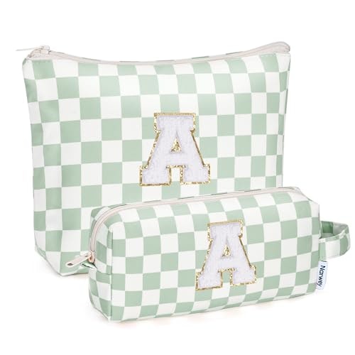 Narwey Initial Makeup Bag: $9.98