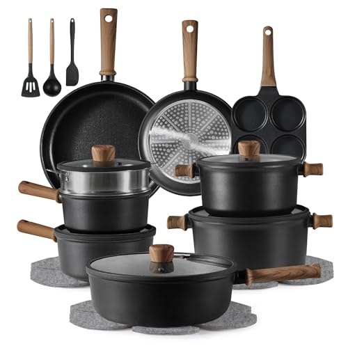 Carote 24-Piece Nonstick Cookware Set: $149.98