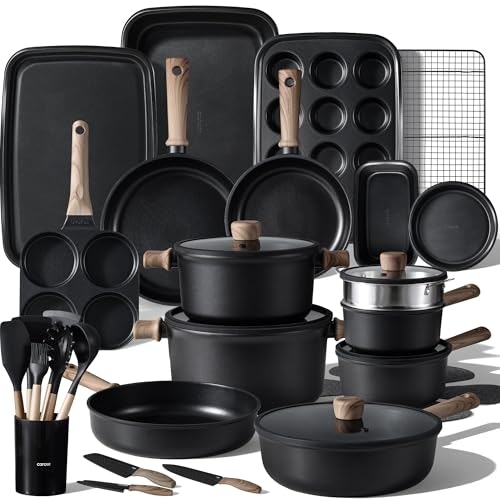 Carote 44-Piece Nonstick Cookware and Bakeware Set: $199.99