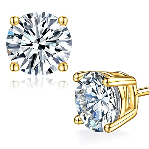 1ctw Moissanite Sterling Silver Stud Earrings: $25.49 1ctw Moissanite Sterling Silver Stud Earrings: $25.49