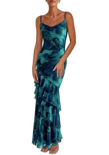 Prettygarden Women's Boho Floral Tiered Maxi Dress: $44.18 Prettygarden Women's Boho Floral Tiered Maxi Dress: $44.18