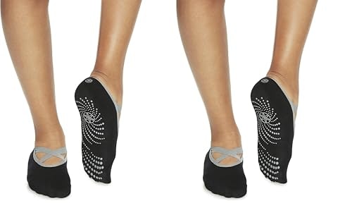 Gaiam Non-Slip Yoga Socks 2-Pair Pack: $4.56 Gaiam Non-Slip Yoga Socks 2-Pair Pack: $4.56
