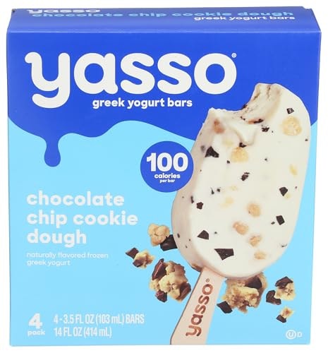 Yasso Chocolate Chip Cookie Dough Frozen Greek Yogurt Bars: $4.50 Yasso Chocolate Chip Cookie Dough Frozen Greek Yogurt Bars: $4.50