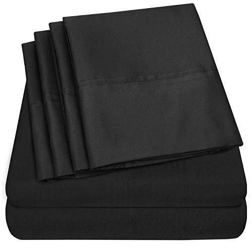 Twin Size 4-Piece Brushed Microfiber Sheet Set: $15.67