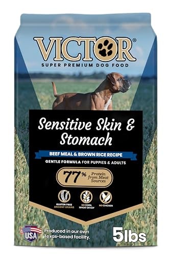 Victor Sensitive Skin & Stomach Beef Meal & Brown Rice Dog Food 5lb: $12.99 Victor Sensitive Skin & Stomach Beef Meal & Brown Rice Dog Food 5lb: $12.99