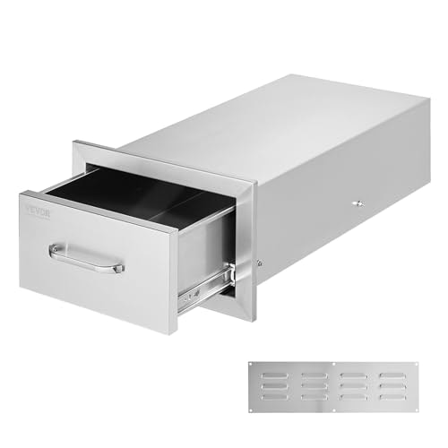 Vevor 14-Inch Stainless Steel Outdoor Kitchen Drawer: $58.53 Vevor 14-Inch Stainless Steel Outdoor Kitchen Drawer: $58.53