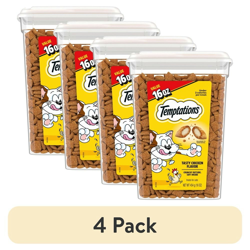 Temptations Classic Tasty Chicken Flavor Cat Treats 16-oz. 4-Pack: $30.45 Temptations Classic Tasty Chicken Flavor Cat Treats 16-oz. 4-Pack: $30.45