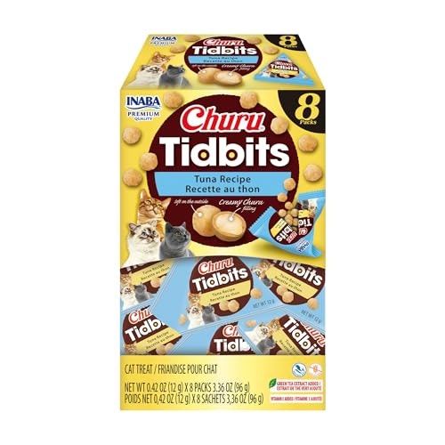 Inaba Churu Tidbits Chewy Cat Treats 8-Pack: $5.54