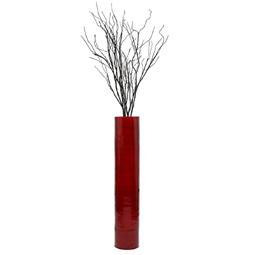 30-Inch Contemporary Bamboo Floor Vase: $65.71