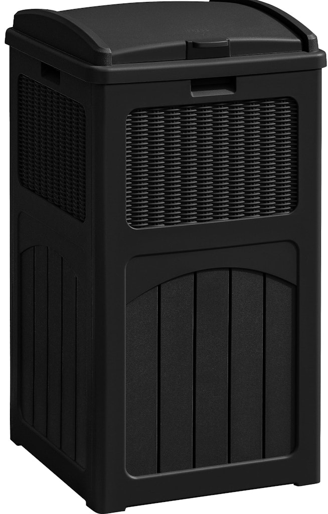 Greesum 33-Gallon Outdoor Trash Can: $38 Greesum 33-Gallon Outdoor Trash Can: $38