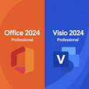 Microsoft Office Professional 2024 + Microsoft Visio 2024 Lifetime Bundle for $15 + digital download