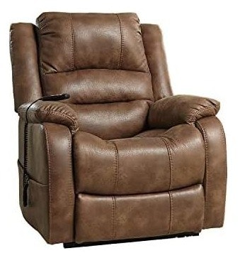 Signature Design Yandel Faux Leather Electric Power Lift Recliner: $350 Signature Design Yandel Faux Leather Electric Power Lift Recliner: $350