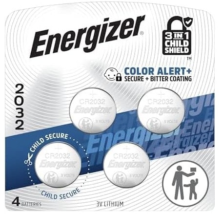 Energizer CR2032 Batteries 4-Pack: $3.49 Energizer CR2032 Batteries 4-Pack: $3.49