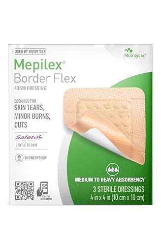 Mepilex Border Flex 4"x4" Dressing: $14