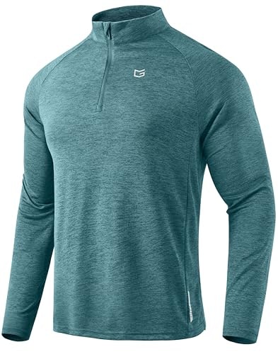 G Gradual Men's Quarter Zip Athletic Long Sleeve Shirt: $13.99