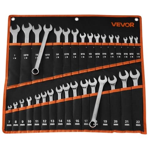 Vevor 32-Piece SAE and Metric Combination Wrench Set: $41.31 Vevor 32-Piece SAE and Metric Combination Wrench Set: $41.31