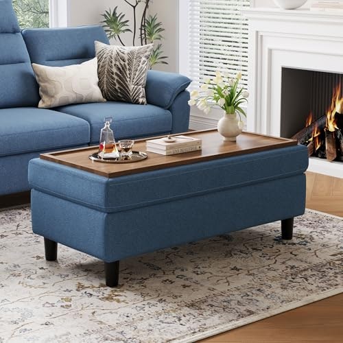 Linsy Home 46-Inch Storage Ottoman Bench: $178.19