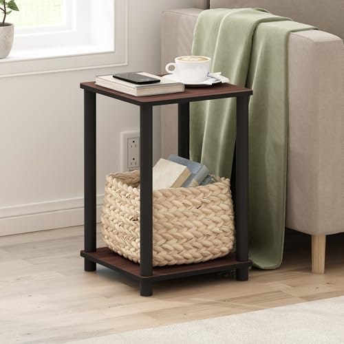 Furinno Turn-N-Tube 2-Tier Side Table: $14.37