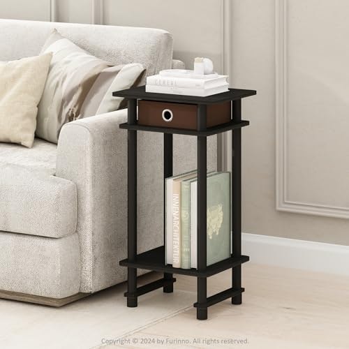 Furinno 3-Tier Compact Side Table: $13.74