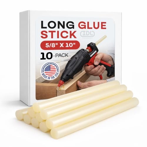 IDL Packaging 5/8" x 10" Hot Glue Sticks 10-Pack: $17.56 IDL Packaging 5/8" x 10" Hot Glue Sticks 10-Pack: $17.56