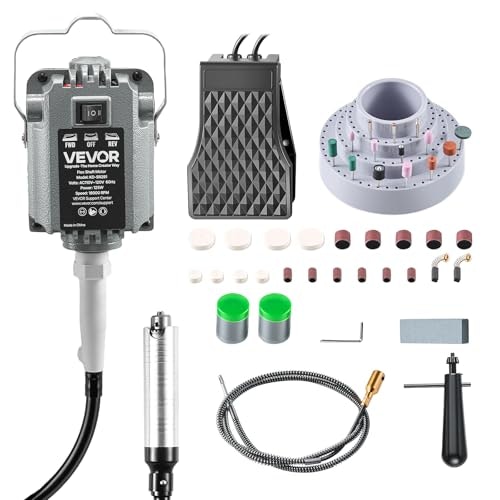 Vevor 125W 18,000 RPM Electric Flex Shaft Rotary Tool 112-Piece Accessory Kit: $70.51 Vevor 125W 18,000 RPM Electric Flex Shaft Rotary Tool 112-Piece Accessory Kit: $70.51