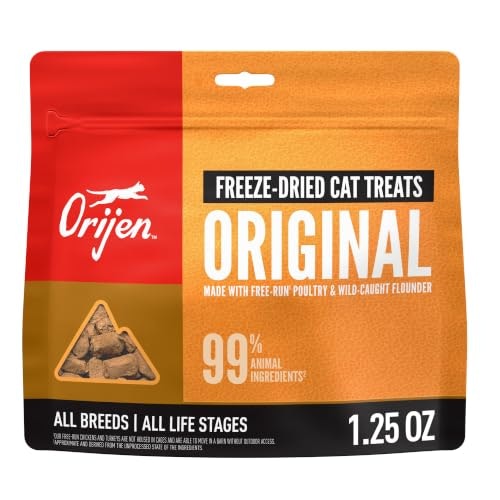 Orijen Freeze-Dried Grain-Free Cat Treats 1.25oz Bag: $6.15 Orijen Freeze-Dried Grain-Free Cat Treats 1.25oz Bag: $6.15
