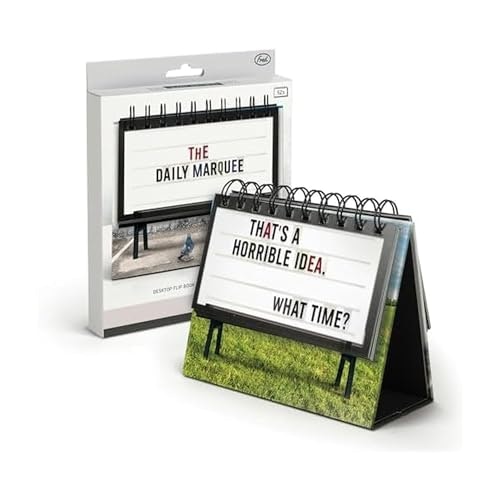 Genuine Fred Daily Marquee Desktop Flipchart: $9.99 Genuine Fred Daily Marquee Desktop Flipchart: $9.99