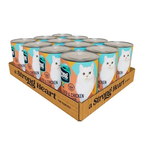 A Strong Heart Adult Cat Pate Liver and Chicken Dinner 13.2oz 12-Pack: $10.24 A Strong Heart Adult Cat Pate Liver and Chicken Dinner 13.2oz 12-Pack: $10.24