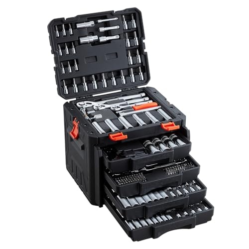 Vevor 297-Piece Mechanic Tool Set with 4-Drawer Tool Box: $122.30 Vevor 297-Piece Mechanic Tool Set with 4-Drawer Tool Box: $122.30