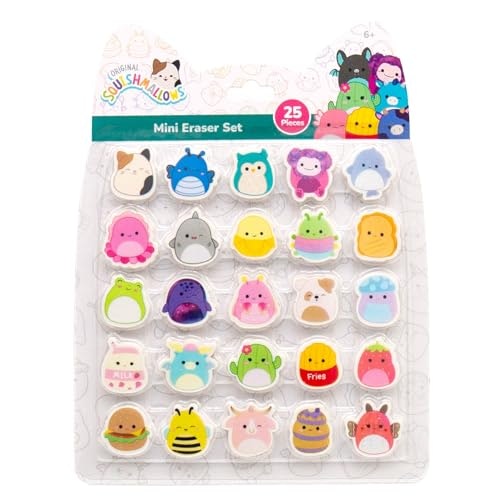 Squishmallows Mini Eraser 25-Pack: $3.99