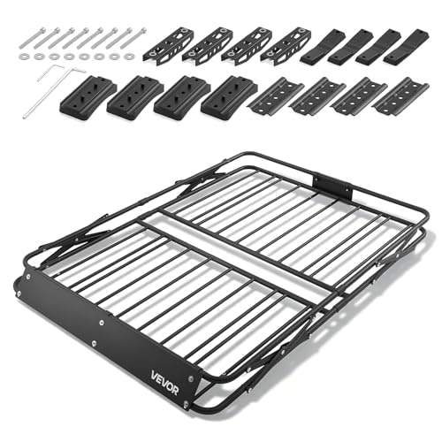 Vevor 46 x 36 x 4-Inch Roof Cargo Basket: $75.90