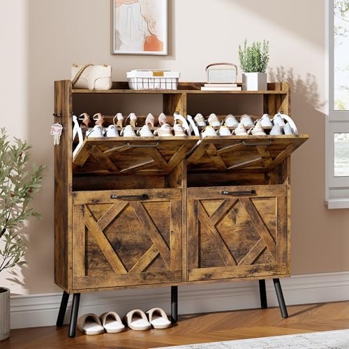 Nicetree 4-Drawer Freestanding Shoe Cabinet: $101.24