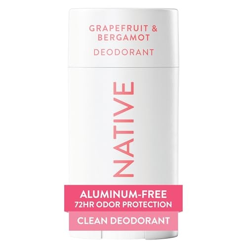 Native Grapefruit & Bergamot Aluminum-Free Deodorant 2.65oz: $12.59 Native Grapefruit & Bergamot Aluminum-Free Deodorant 2.65oz: $12.59