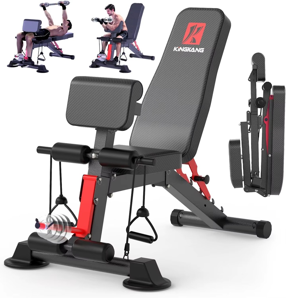 14-in-1 Foldable Dumbbell Weight Bench: $43 14-in-1 Foldable Dumbbell Weight Bench: $43