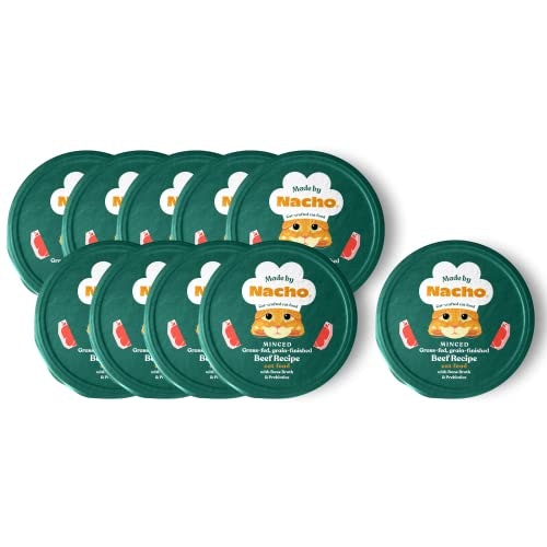 Made by Nacho Minced Beef Wet Cat Food 2.5oz Cups 10-Pack: $15.92 Made by Nacho Minced Beef Wet Cat Food 2.5oz Cups 10-Pack: $15.92