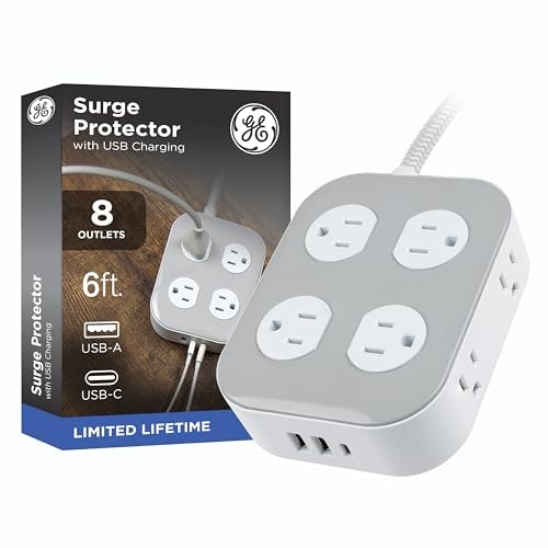 GE Surge Protector Power Strip 6-Foot Cord: $32.99 GE Surge Protector Power Strip 6-Foot Cord: $32.99