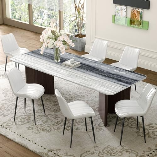 Vecelo Vegan Leather Dining Chairs 6-Pack: $247.99 Vecelo Vegan Leather Dining Chairs 6-Pack: $247.99