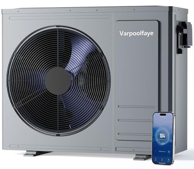 Varpoolfaye 10,000-Gallon 220V Swimming Pool Heater for $540 + free shipping