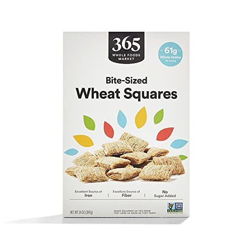 365 by Whole Foods Market Bite Sized Wheat Squares Cereal 14oz: $2.58 365 by Whole Foods Market Bite Sized Wheat Squares Cereal 14oz: $2.58