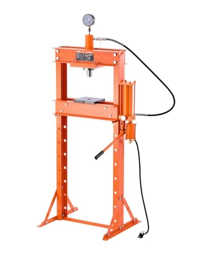 Vevor 20-Ton Pneumatic H-Frame Hydraulic Shop Press: $531.39 Vevor 20-Ton Pneumatic H-Frame Hydraulic Shop Press: $531.39