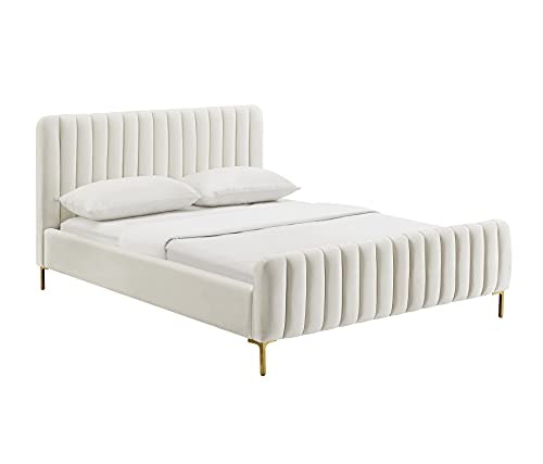 Tov Furniture Angela Velvet Full Bed: $703.37