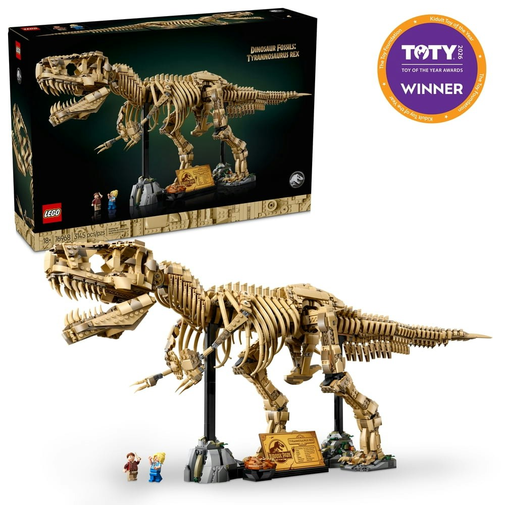 LEGO Jurassic World Tyrannosaurus Rex Dinosaur Fossils 76968: $198 LEGO Jurassic World Tyrannosaurus Rex Dinosaur Fossils 76968: $198