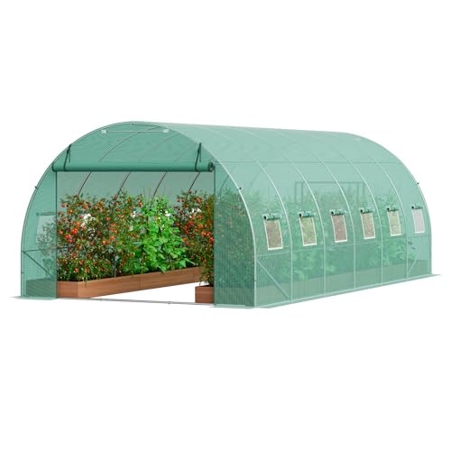 Vevor 19.4x9.7x6.5-Foot Walk-in Tunnel Greenhouse: $125.99 Vevor 19.4x9.7x6.5-Foot Walk-in Tunnel Greenhouse: $125.99