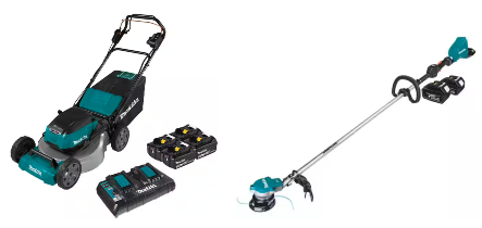 Makita 21" 18V X2 LXT Cordless Self-Propelled Lawn Mower Kit w/ 4 Batteries + String Trimmer: $699 Makita 21" 18V X2 LXT Cordless Self-Propelled Lawn Mower Kit w/ 4 Batteries + String Trimmer: $699