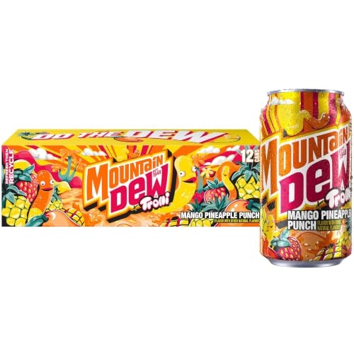 Mountain Dew Trolli Mango Pineapple Punch Soda 12-oz. Cans 12-Pack: $5.97