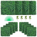 Vevor 12-Piece 20" Artificial Boxwood Panels for $34 + free shipping