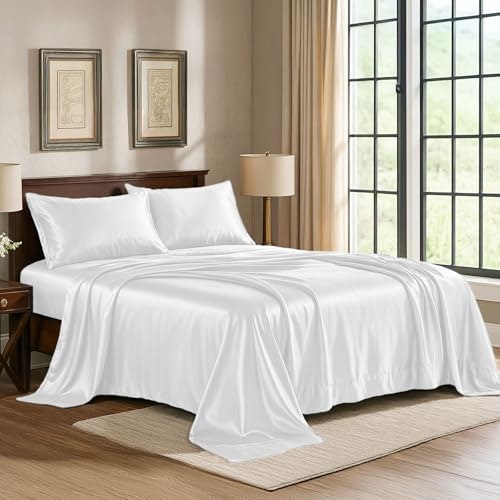 Satin Twin Sheet Set 3-Piece: $19.45