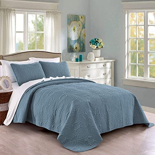 Pure Bedding Full/Queen 3-Piece Geometric Quilt Set: $24.28 Pure Bedding Full/Queen 3-Piece Geometric Quilt Set: $24.28