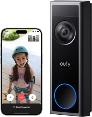 Certified Refurb eufy C31 2K FHD Security Doorbell: $44 Certified Refurb eufy C31 2K FHD Security Doorbell: $44